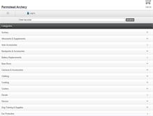 Tablet Screenshot of farmsteadarchery.com
